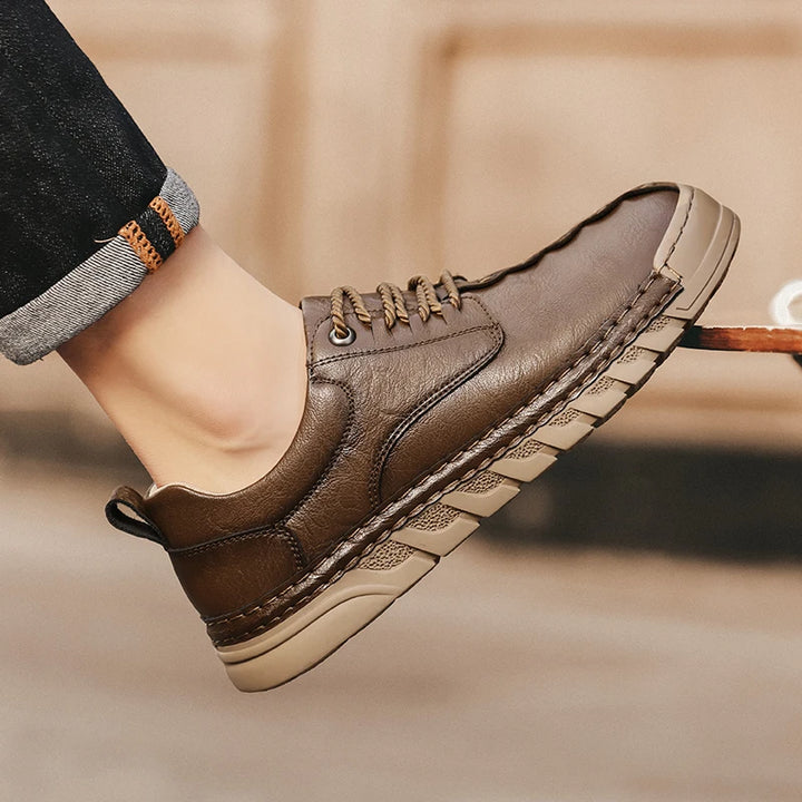 Bruke moc-toe Leather Shoes