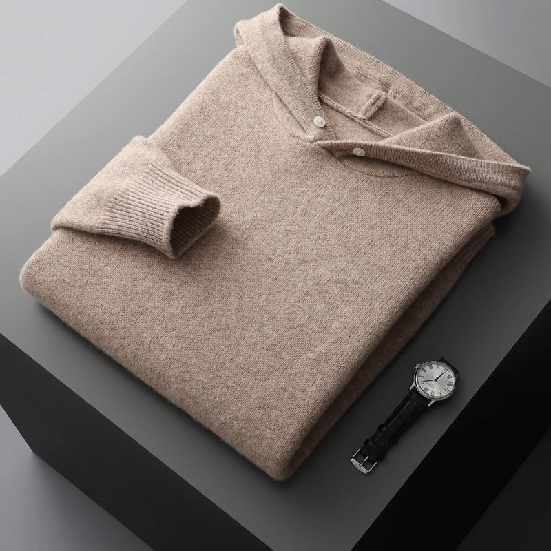 ALPACA/MERINO WOOL HOODIE