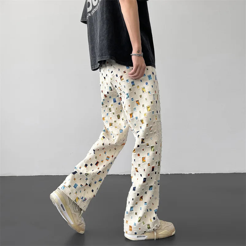 Mosaic Patchwork Pants