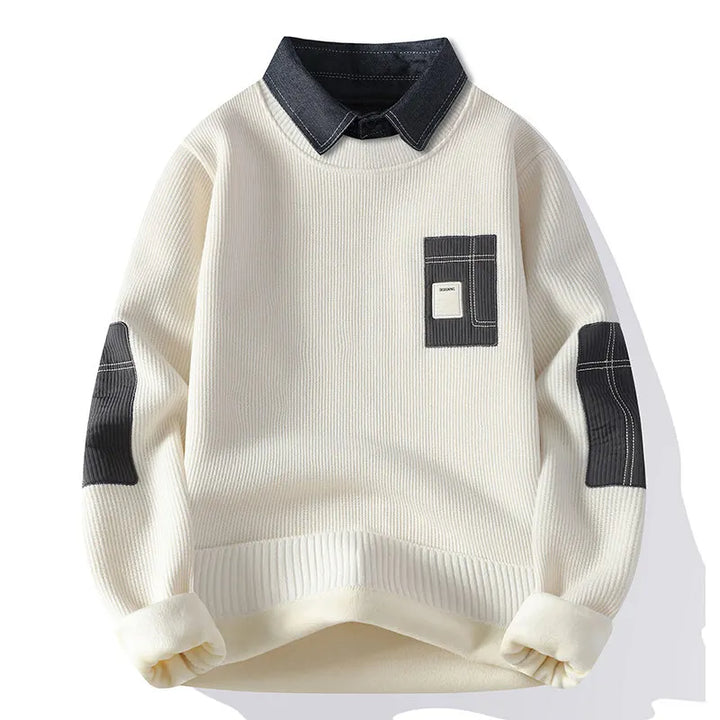 Mark Houston Denim Knit
