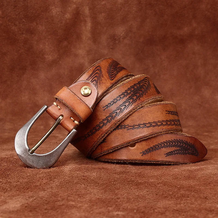 Carvatti Vintage Inspired Leather Belt