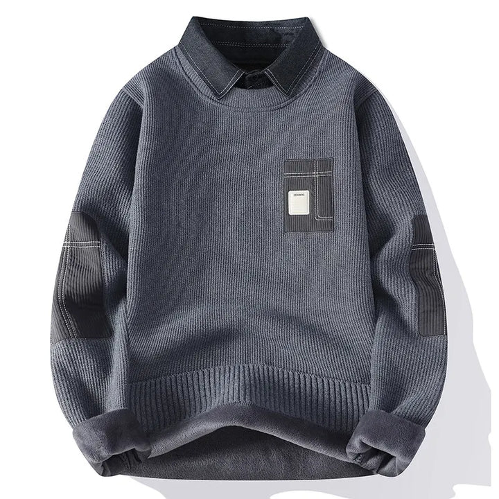 Mark Houston Denim Knit