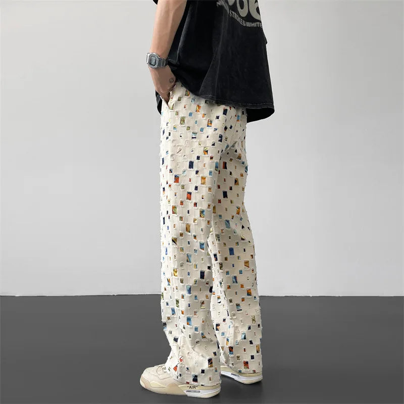 Mosaic Patchwork Pants