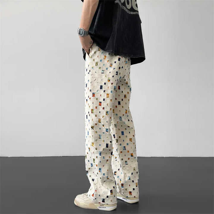 Mosaic Patchwork Pants