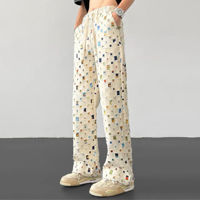 Mosaic Patchwork Pants