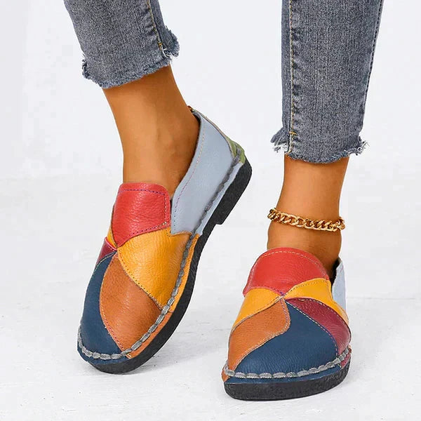 Calista Patchwork Loafers