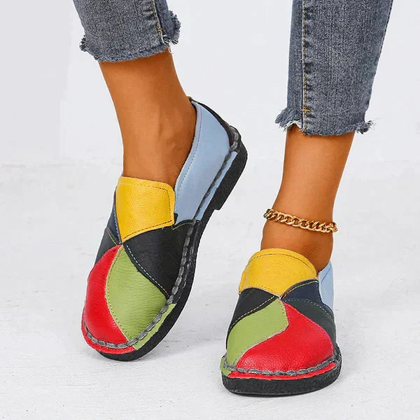 Calista Patchwork Loafers