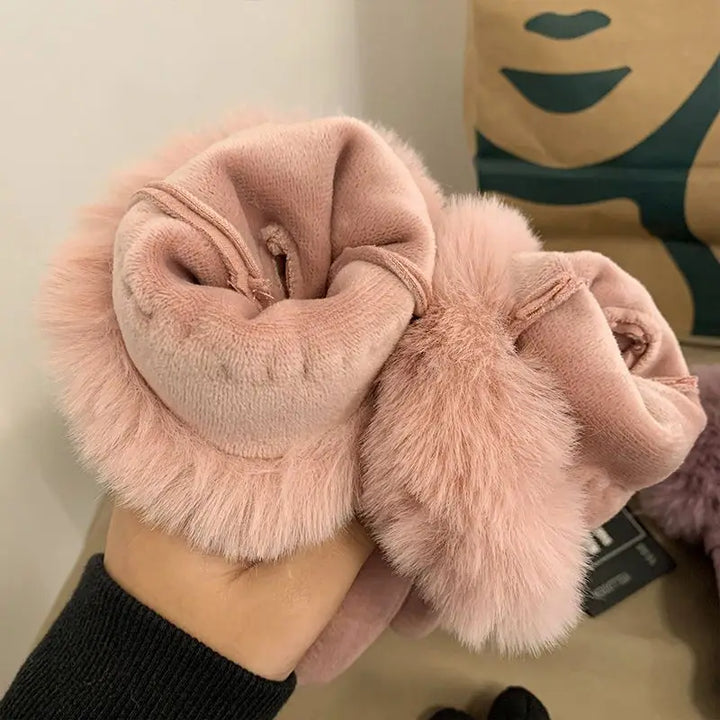 Bella Rosa Fur Gloves