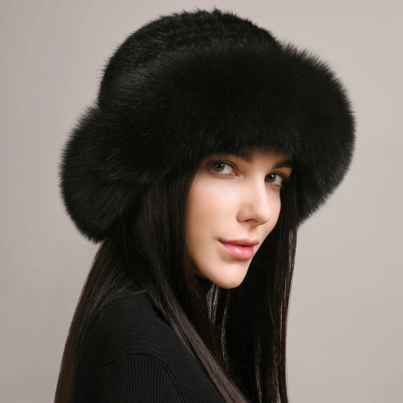 Siberian Knitted Mink Fur Hat