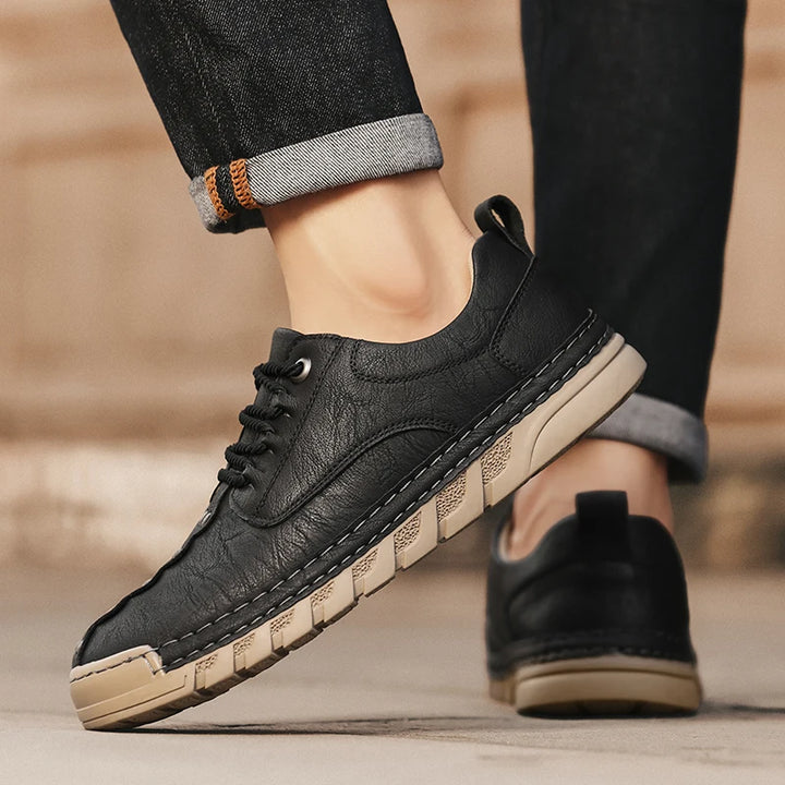 Bruke moc-toe Leather Shoes