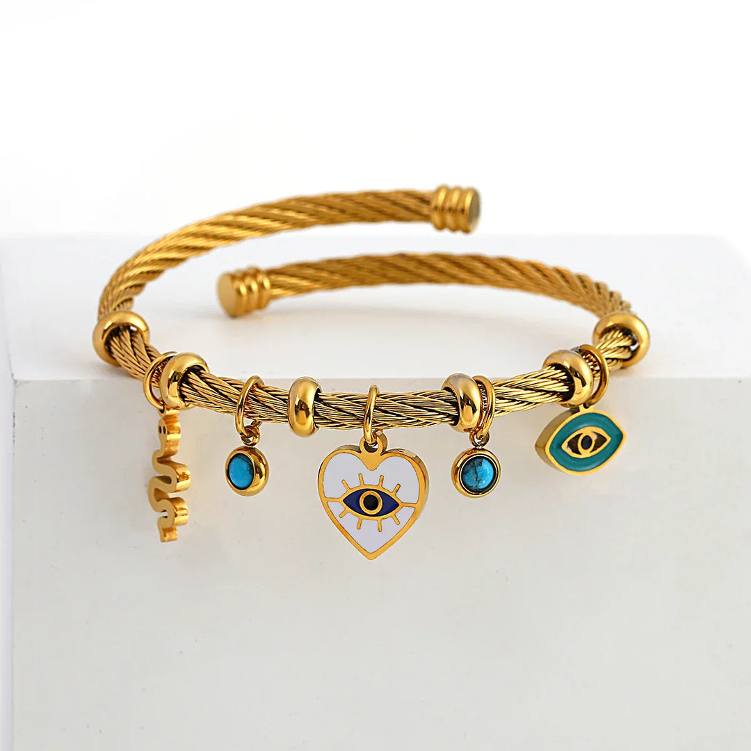 Evil Eye Charm Bracelet