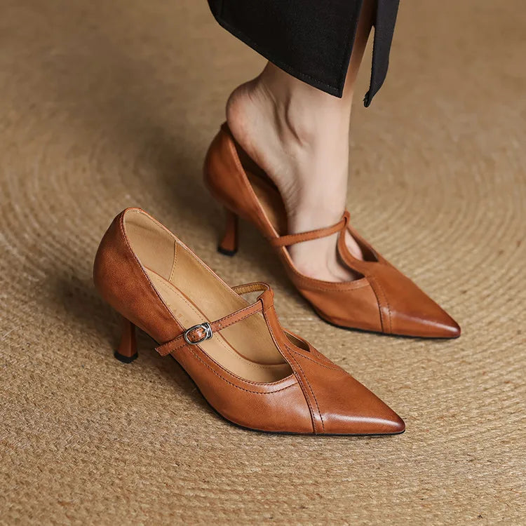 Verona Genuine Leather Heels