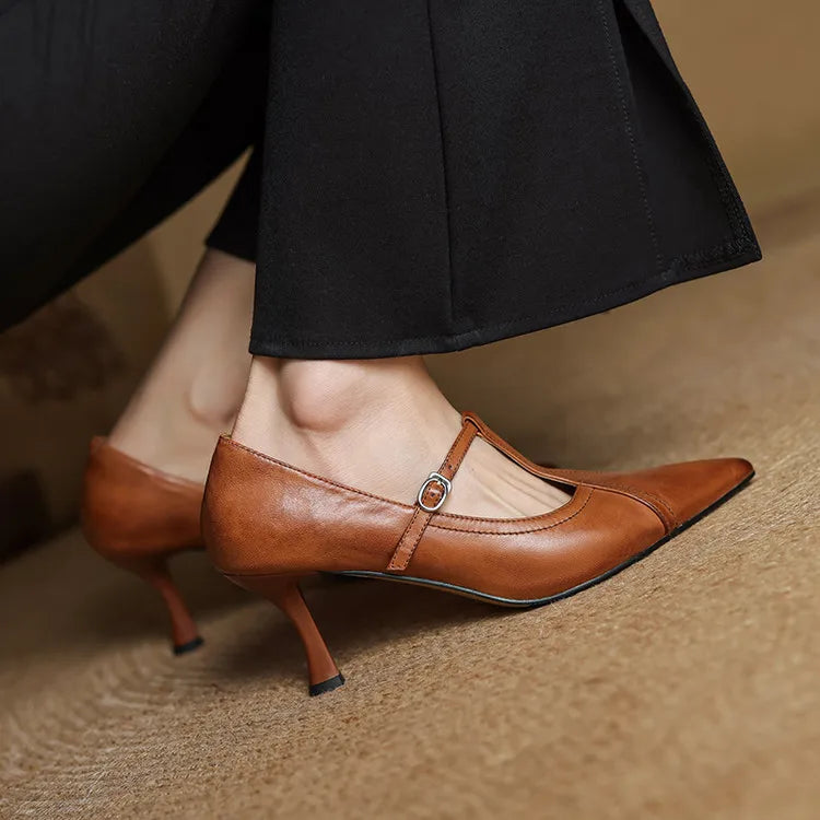 Verona Genuine Leather Heels
