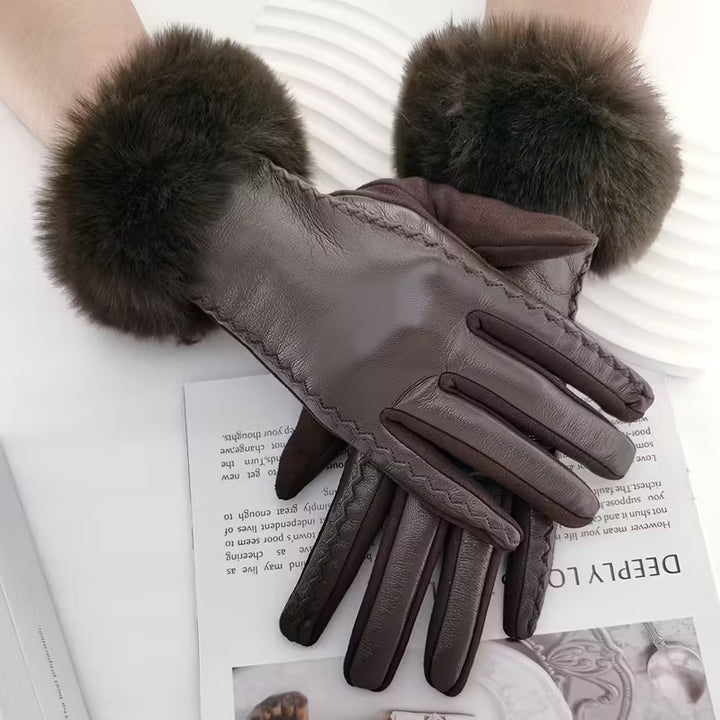 Aurora Mink Fur Gloves
