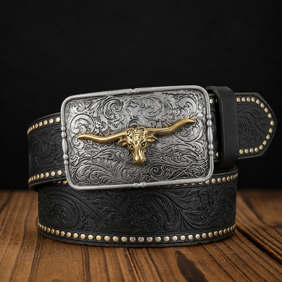 Weston Longhorn Leather Belt