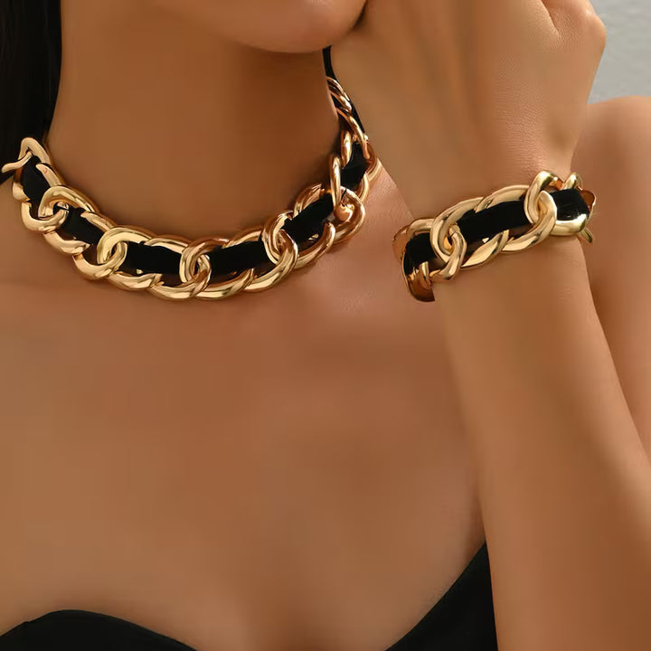 Celeste Link Necklace Set
