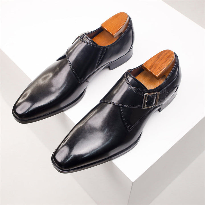 Devon Monk Strap Leather Shoes