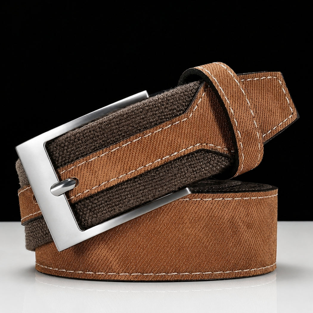 Hudson Canvas Leather Belt