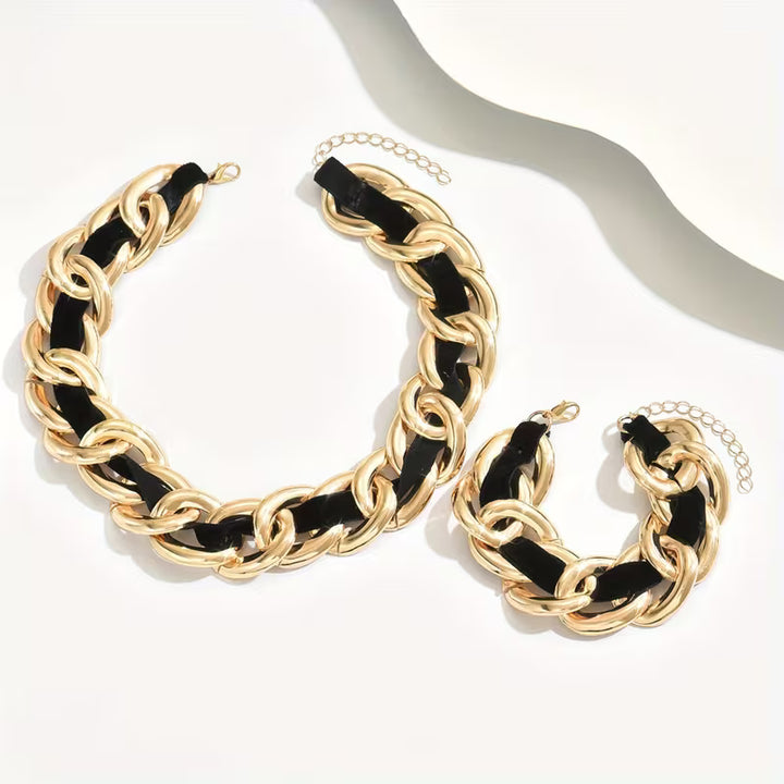 Celeste Link Necklace Set