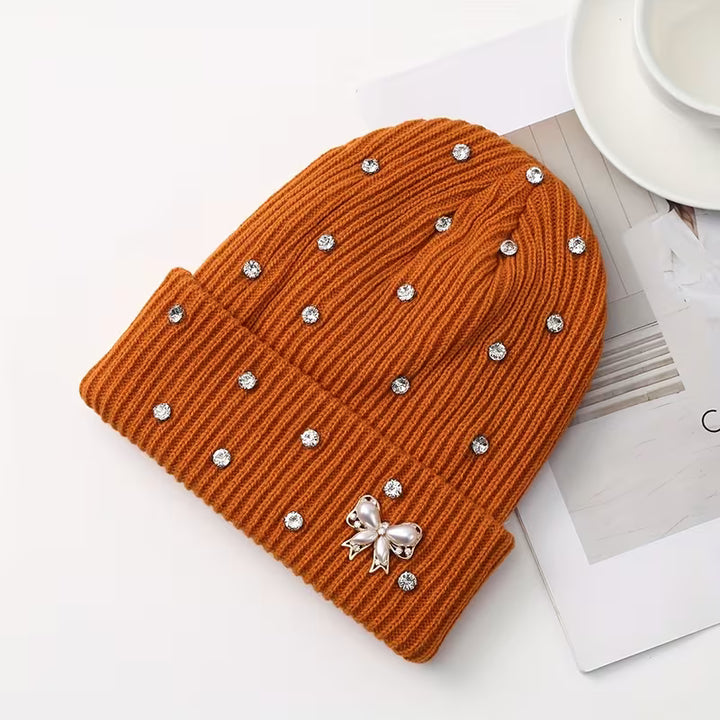 Aviana Crystal Knit Beanie
