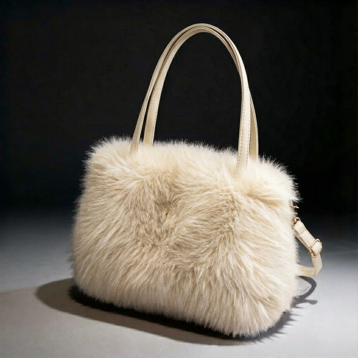 Siberian Aurora Fur Handbag