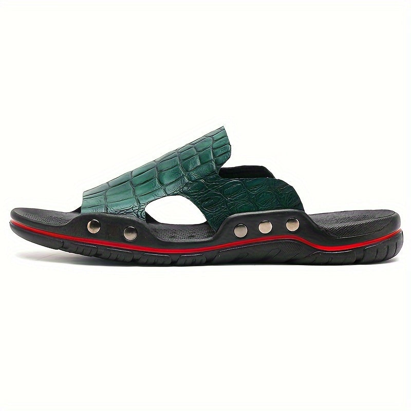 Arlo Leather Slides