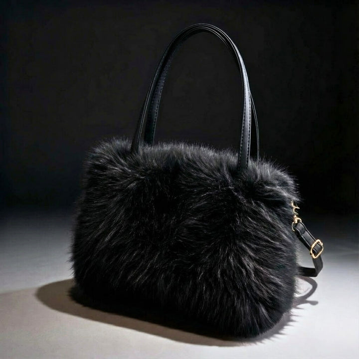 Siberian Aurora Fur Handbag