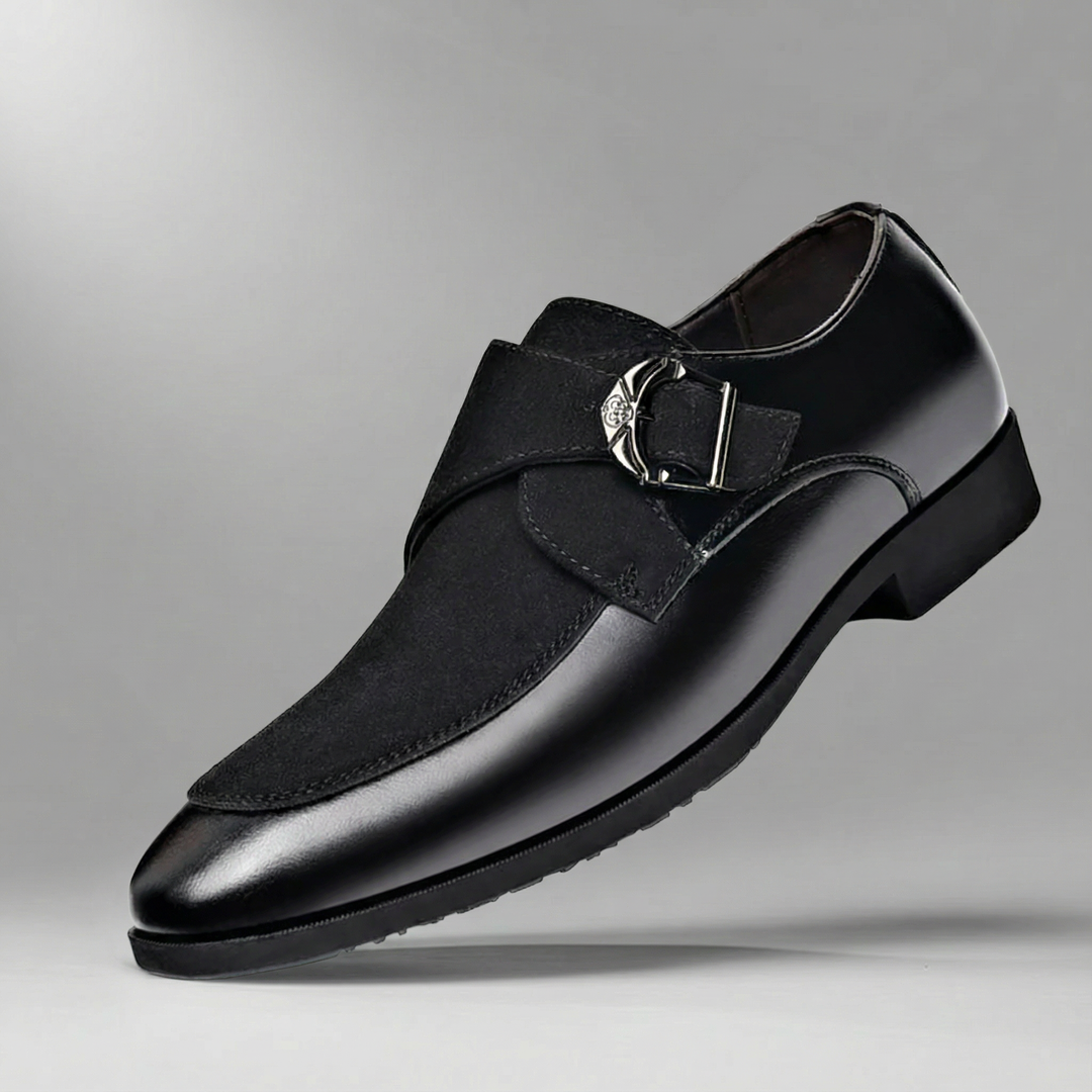 Brooklyn Leather Monk Strap Shoes