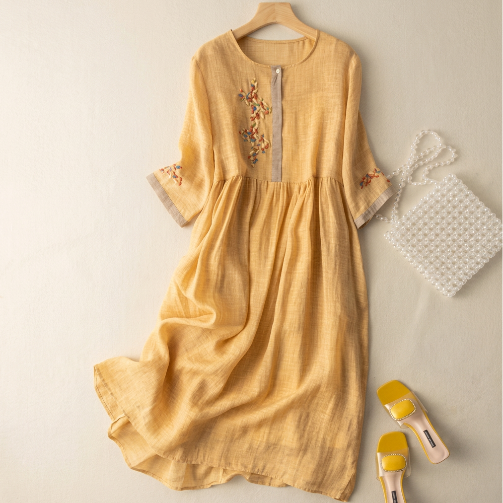 Medina Linen Dress