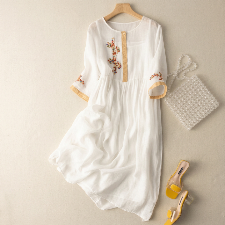 Medina Linen Dress
