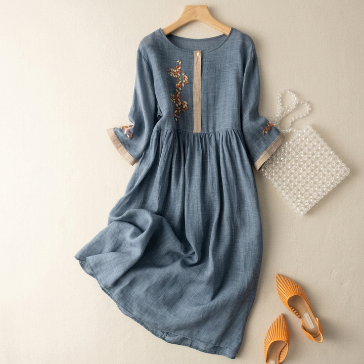Medina Linen Dress