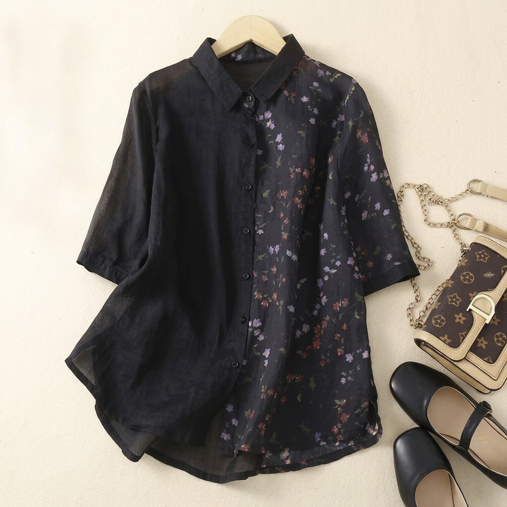 Amara Linen Blouse