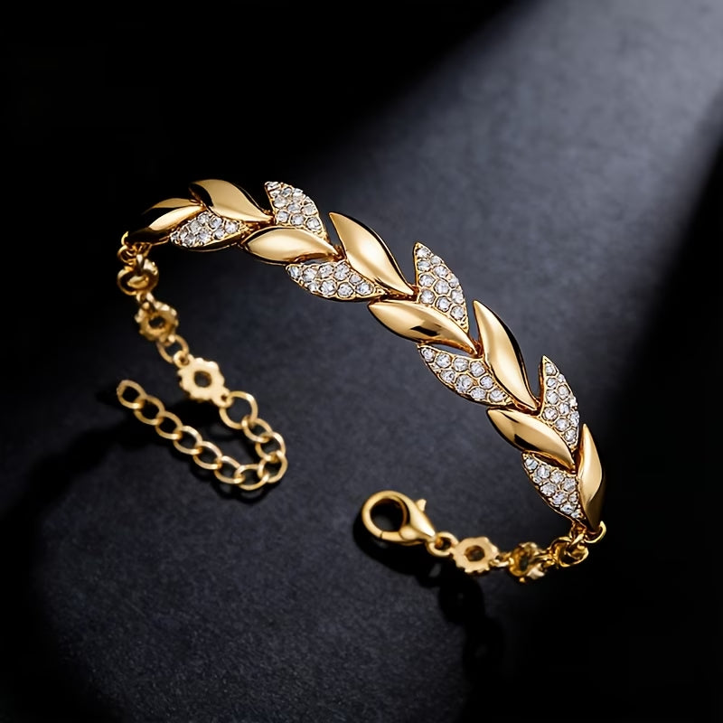 Crystal Laurel Bracelet