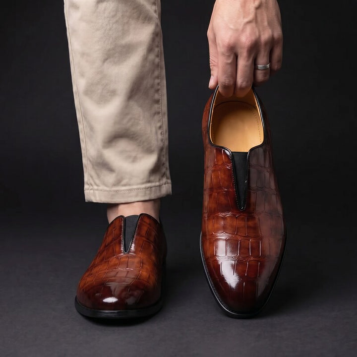 Stefano Genuine Leather Loafers