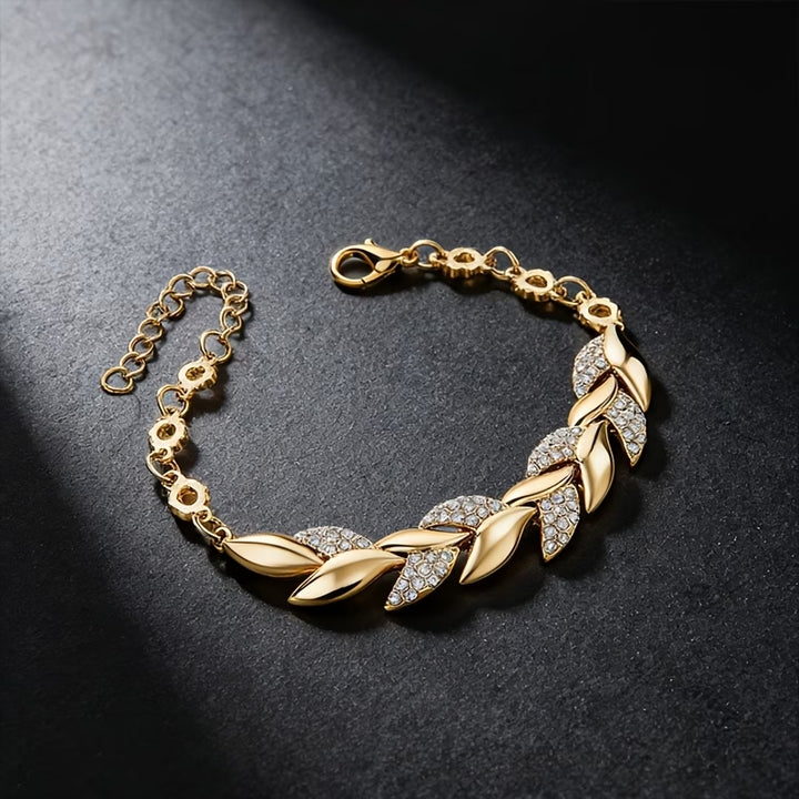 Crystal Laurel Bracelet