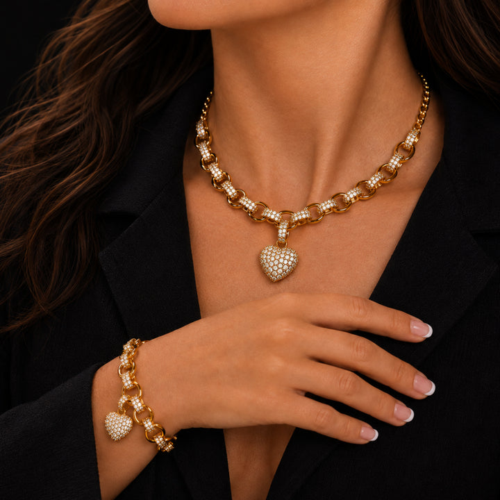 Aurora Charm Jewelry Set