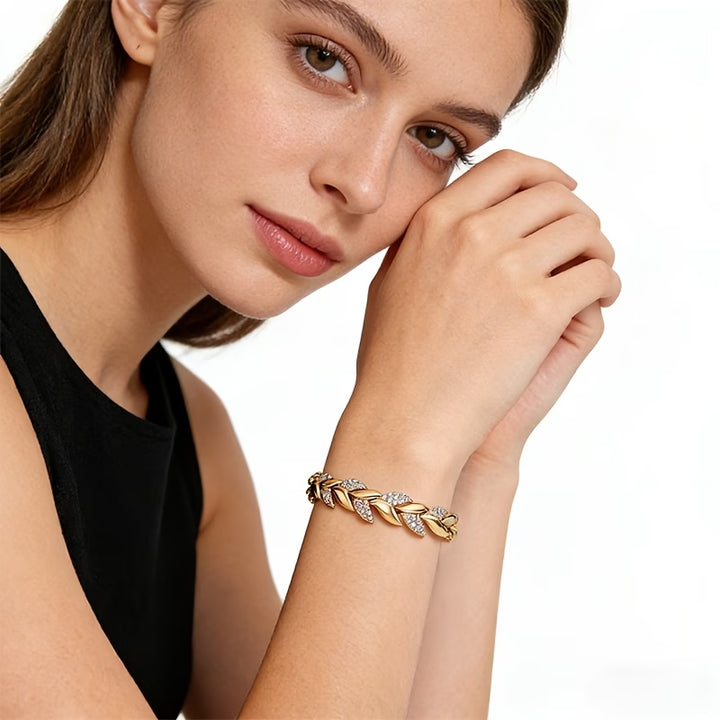 Crystal Laurel Bracelet