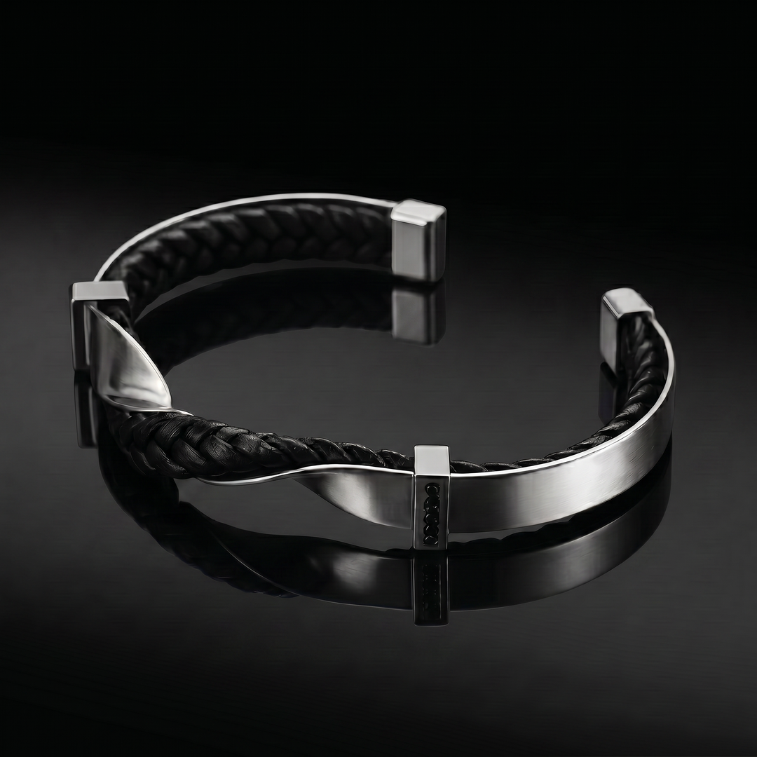 Veyron Braided Cuff Bracelet