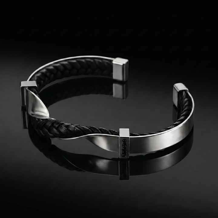 Veyron Braided Cuff Bracelet