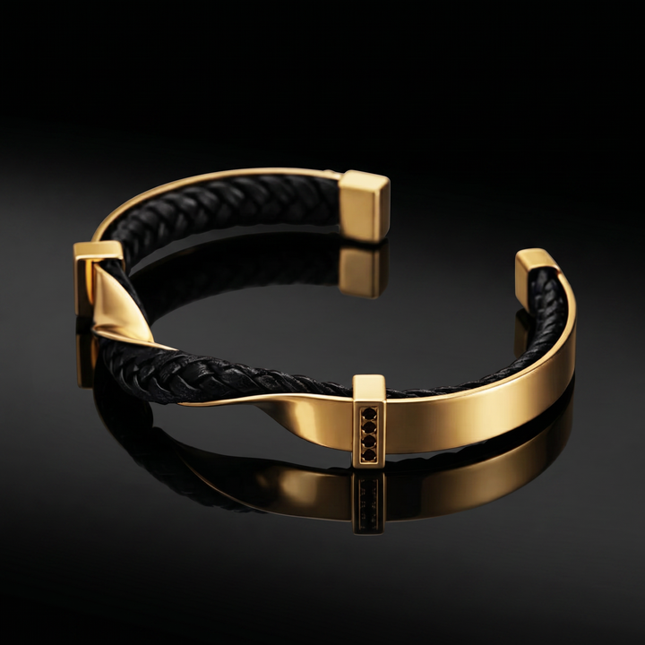 Veyron Braided Cuff Bracelet
