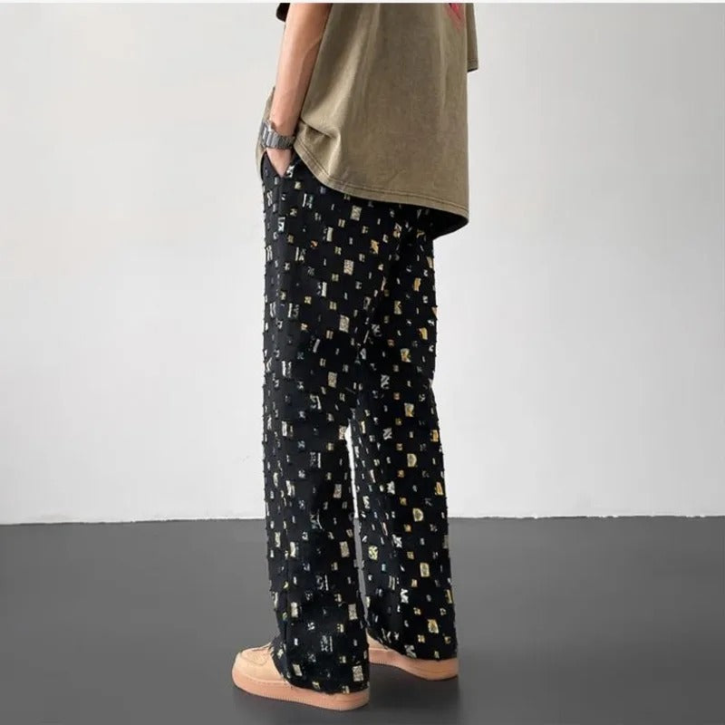 Mosaic Patchwork Pants