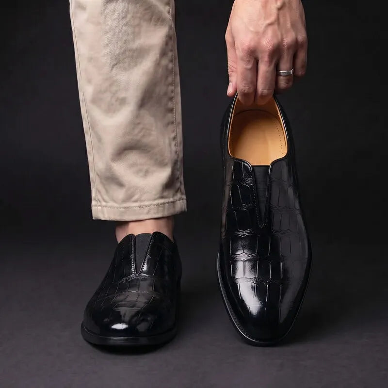 Stefano Genuine Leather Loafers