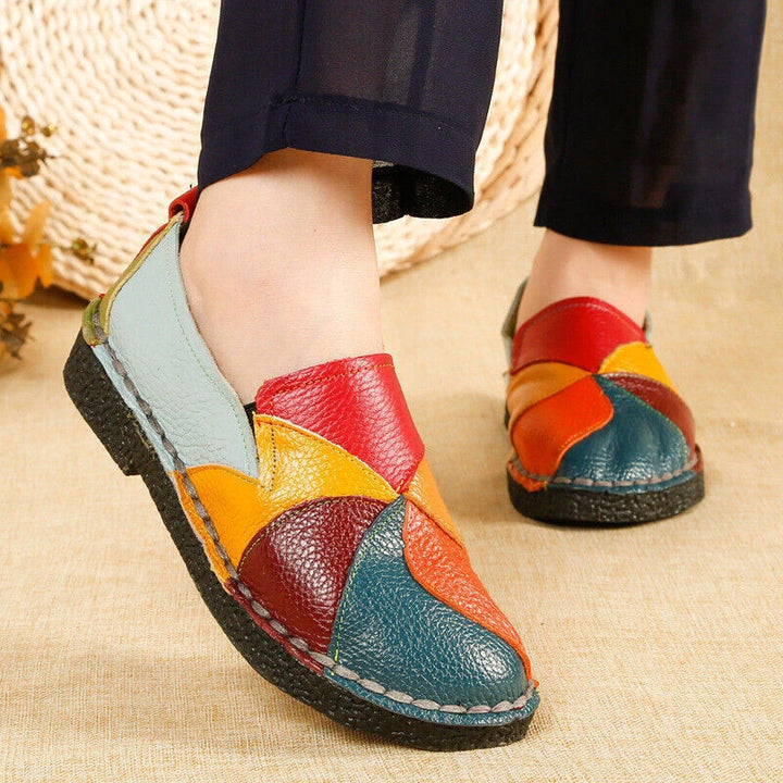 Calista Patchwork Loafers