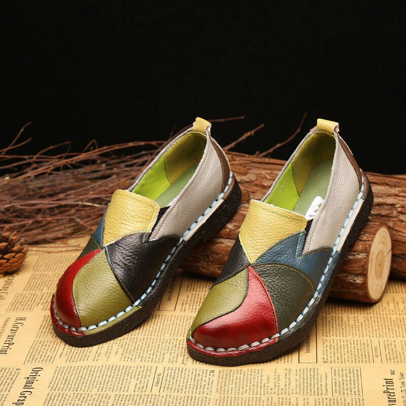 Calista Patchwork Loafers