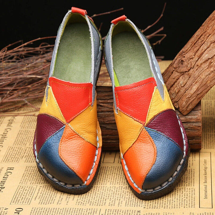 Calista Patchwork Loafers